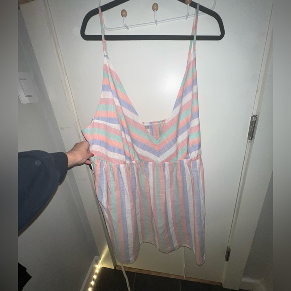 ASOS LIKE NEW PASTEL TIE BACK TANK TOP - Picture 2 of 5